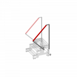 Dispositif de maintien pour marchepied de 4 marches