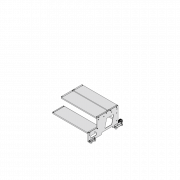 Kit d'extension de 800mm pour marchepied industriel