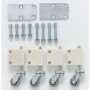 Roulettes escamotables
