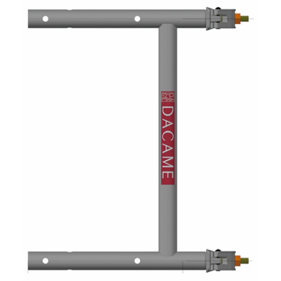 Raccord extrémité à colliers (acier) pour DUO-45/DINO-48