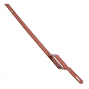 Passe-barre plat rouge