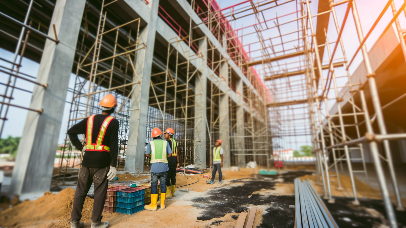 Erreurs de non-conformité sur chantier échafaudage multidirectionnel