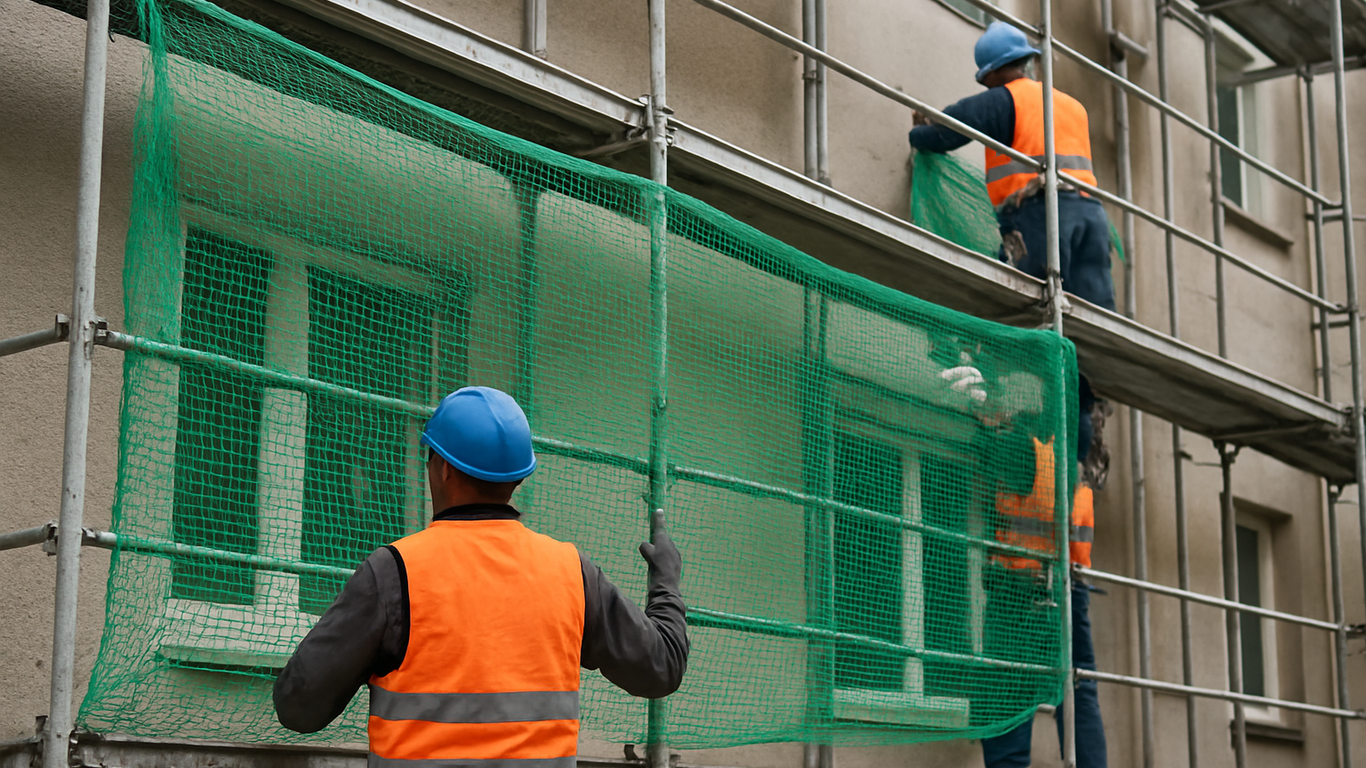 Critères de choix du filet de protection pour échafaudage