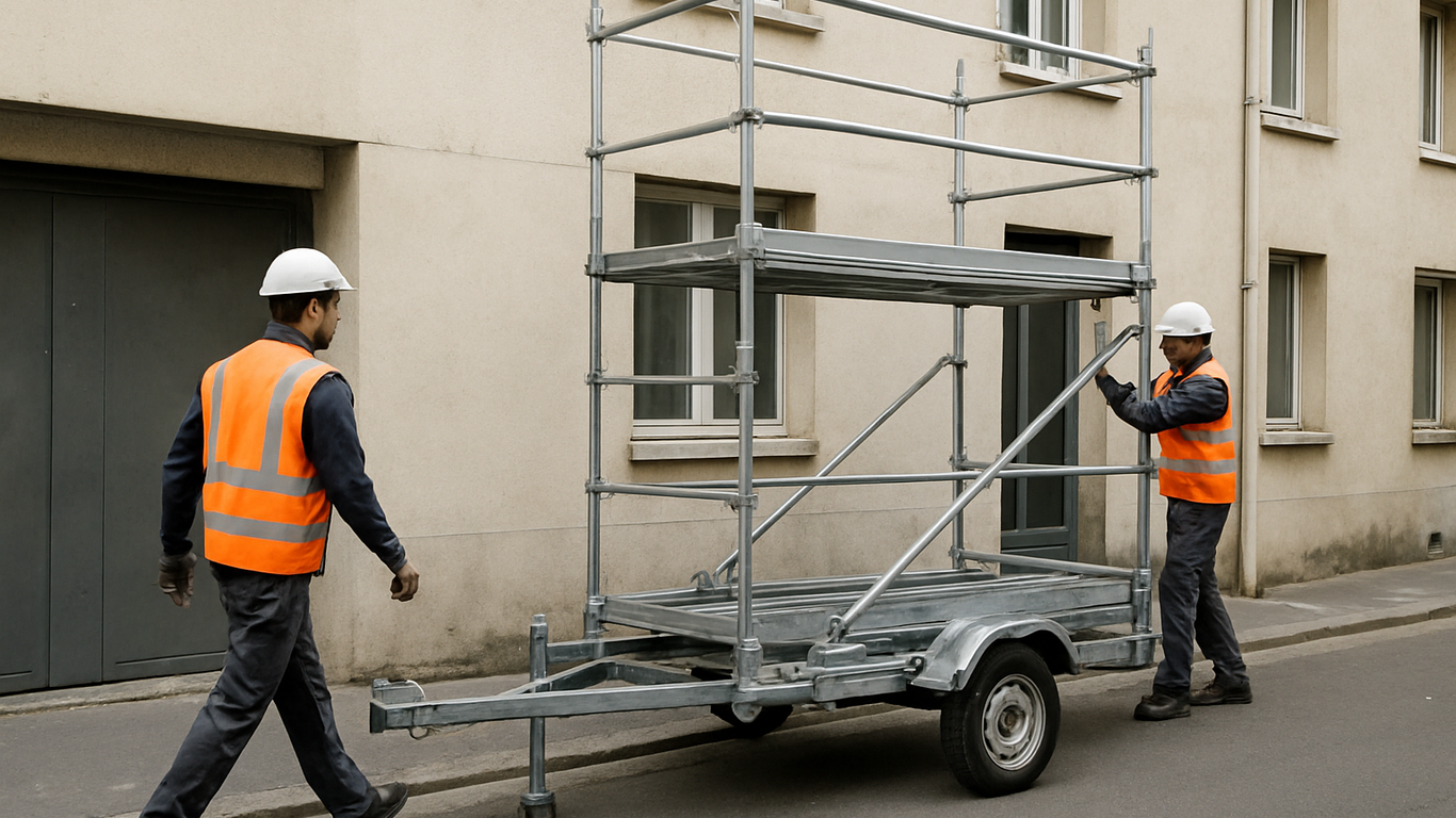 Techniques avancées pour optimiser l'utilisation de votre échafaudage sur remorque