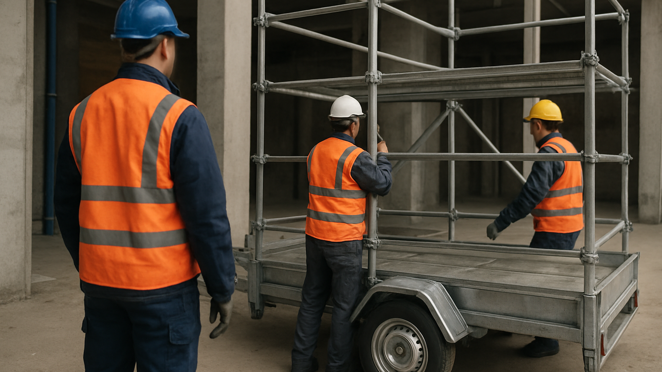 Normes en vigueur : comment assurer la conformité de votre échafaudage sur remorque ?