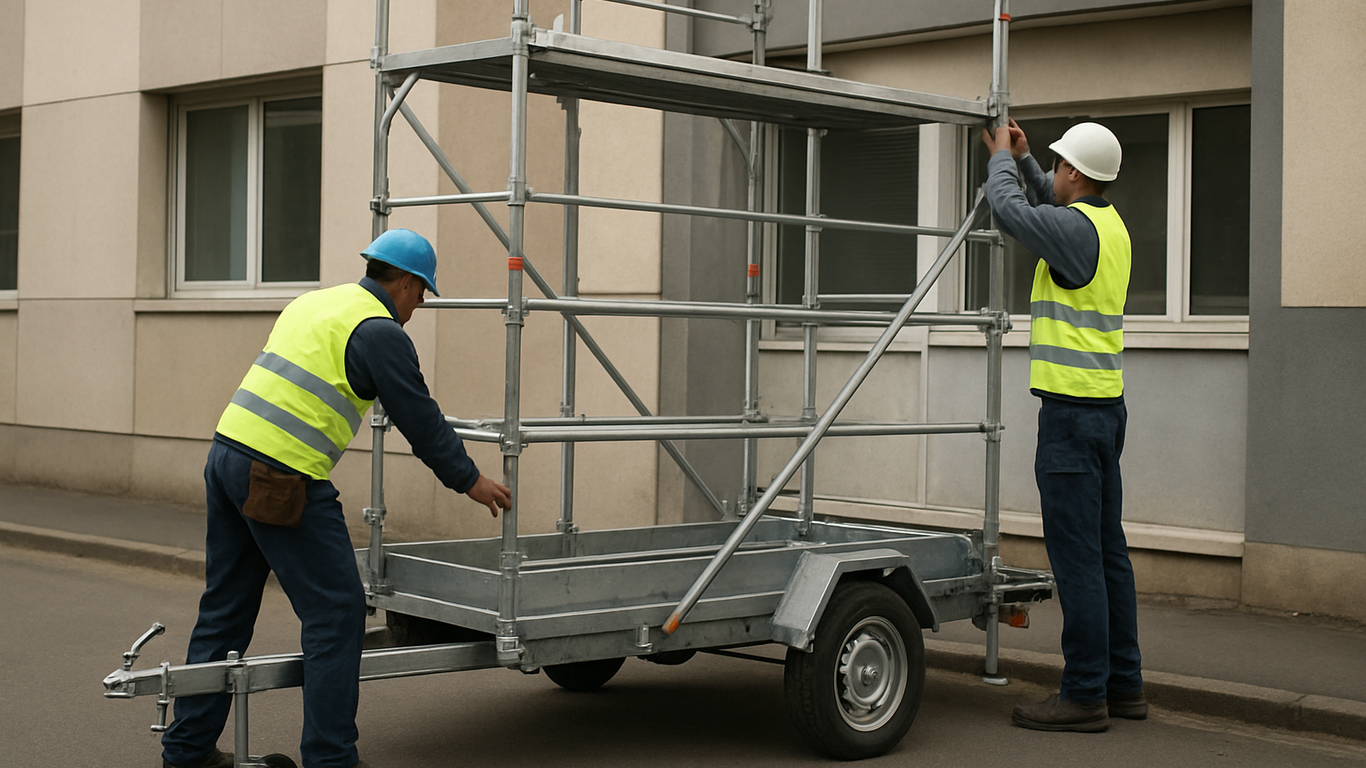 Normes en vigueur : comment assurer la conformité de votre échafaudage sur remorque ?