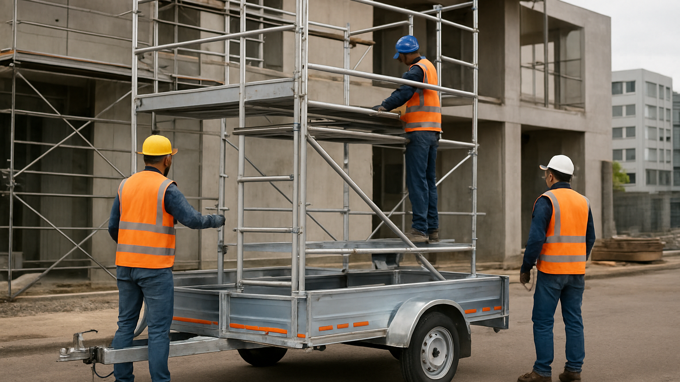 Normes en vigueur : comment assurer la conformité de votre échafaudage sur remorque ?