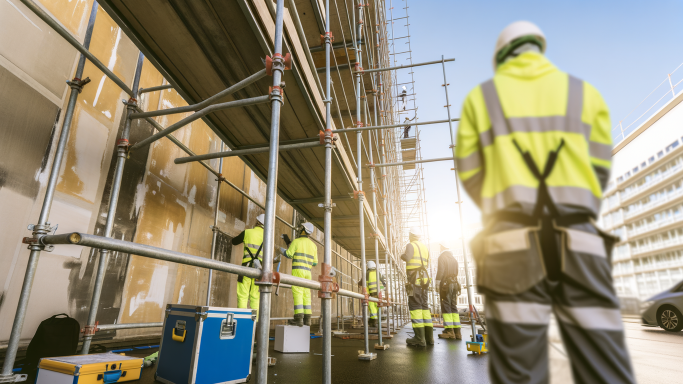 Échafaudage façadier : le guide complet pour une utilisation optimale sur vos chantiers
