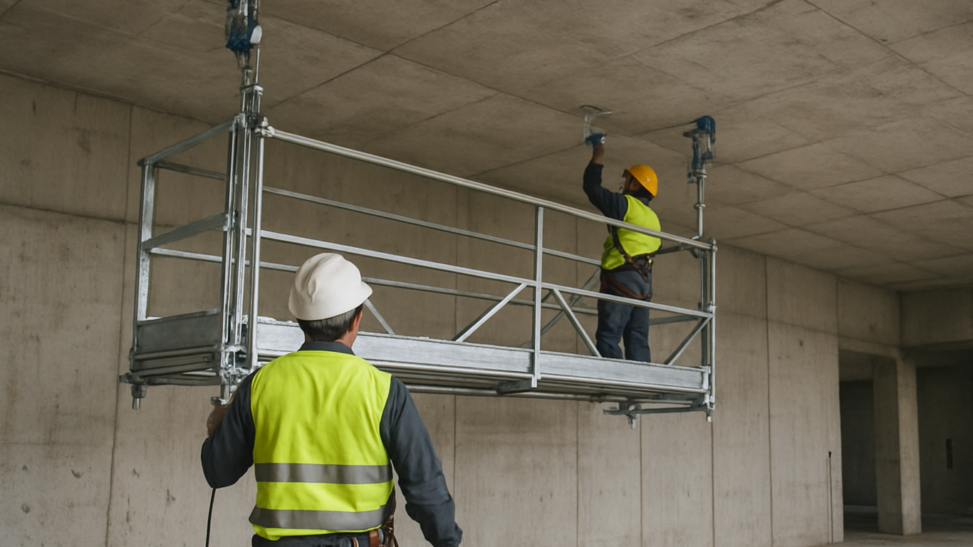 Échafaudage suspendu : guide complet pour une utilisation optimale et sécurisée
