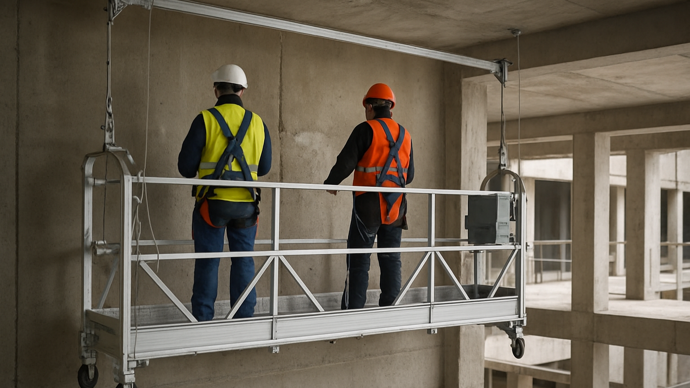 Paramètres clés pour optimiser un échafaudage suspendu
