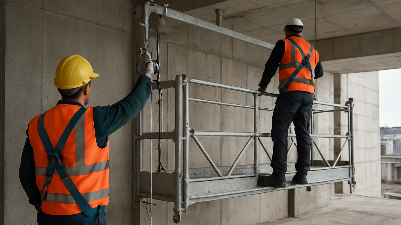 Techniques de construction respectueuses de l'environnement pour échafaudages suspendus