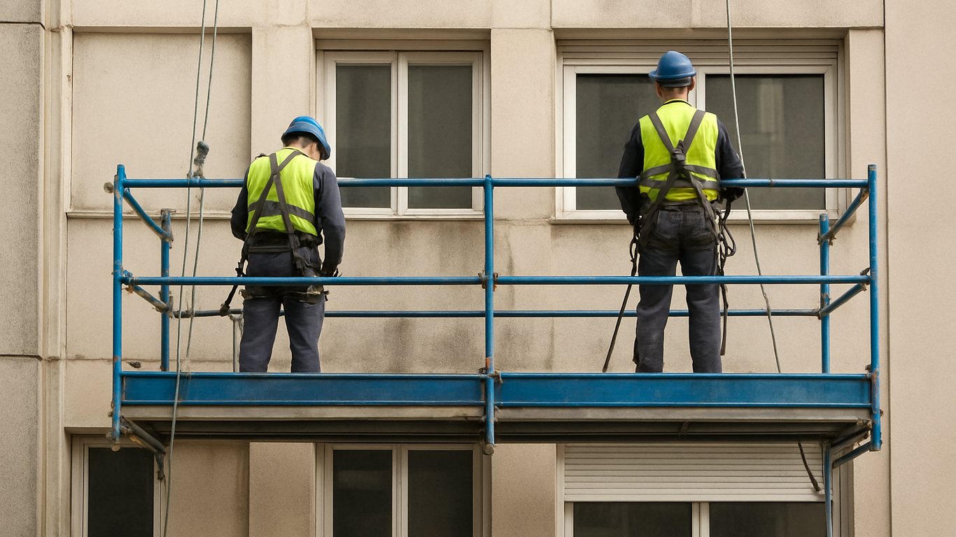 Impact environnemental des échafaudages suspendus