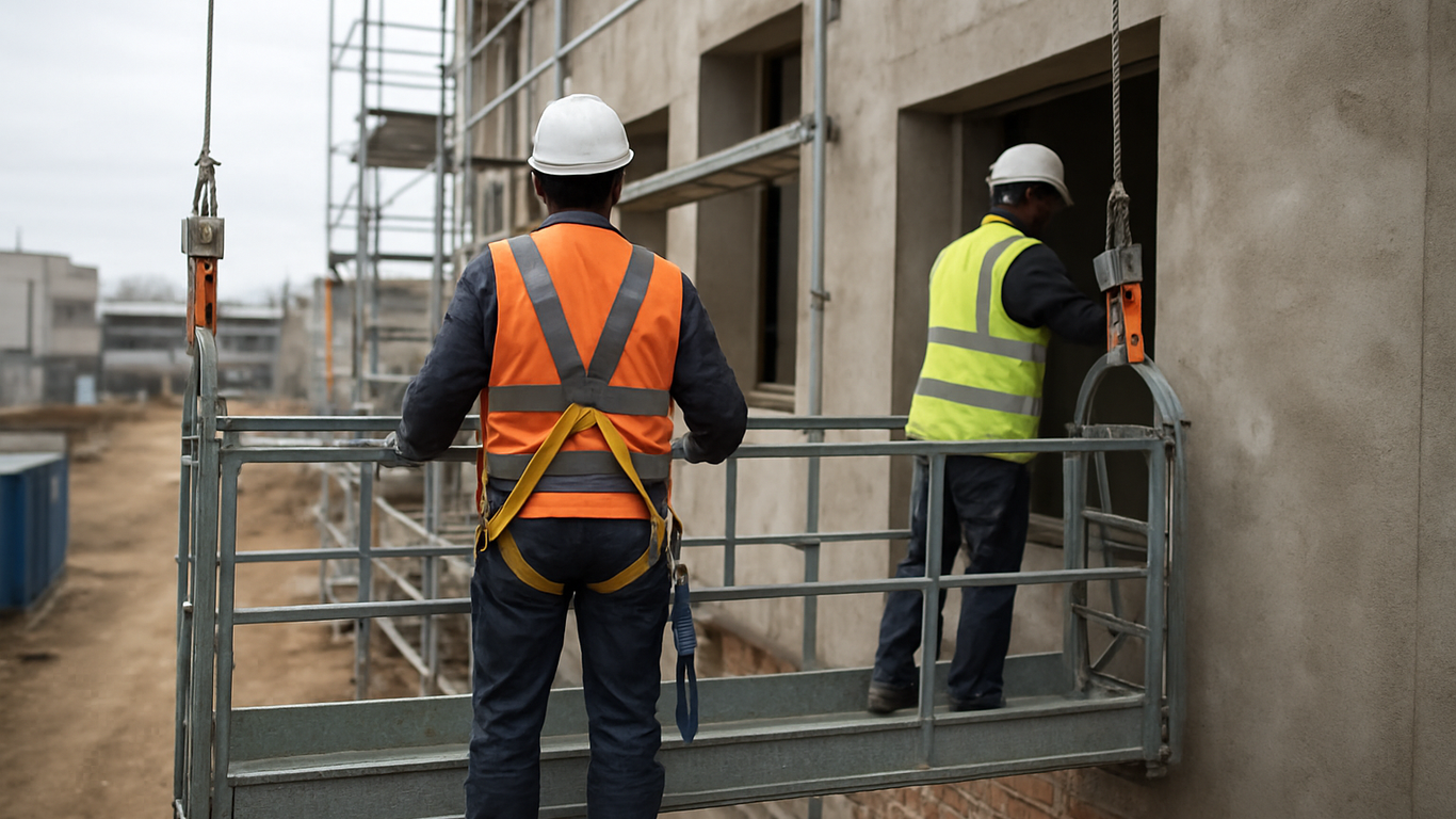 Éviter les erreurs courantes lors de l'utilisation d'un échafaudage suspendu