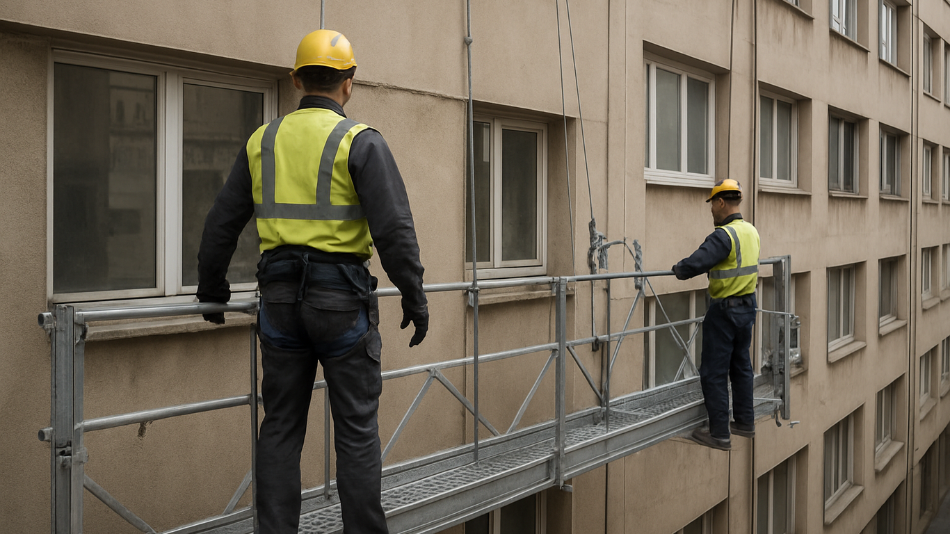 Solutions pratiques pour échafaudage suspendu en ville