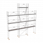 Échafaudage façadier Comabi R200 Pignon - Plancher Acier - Lot 88 m2
