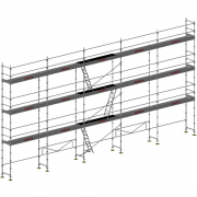 Echafaudage façadier DUO-45 - Lot 128 m2