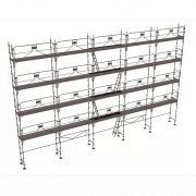 Échafaudage façadier DUO-45+ - Lot 160 m2