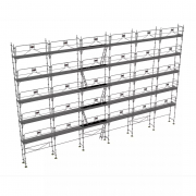Échafaudage façadier DUO-45+ - Lot 228 m2