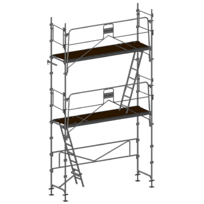 Echafaudage façadier DUO-45 - Lot 24 m2