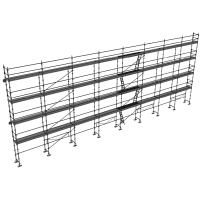 Echafaudage façadier DUO-45 - Lot 250 m2 Echafaudage façadier DUO-45 - Lot 250 m2