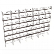 Échafaudage façadier DUO-45+ - Lot 308 m2