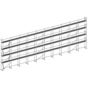 Echafaudage façadier DUO-45 - Lot 310 m2