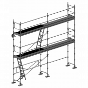 Echafaudage façadier DUO-45 - Lot 42 m2