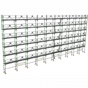 Echafaudage façadier DUO-45 - Lot 434 m2