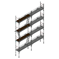 Echafaudage façadier DUO-45 - Lot 63 m2 Echafaudage façadier DUO-45 - Lot 63 m2