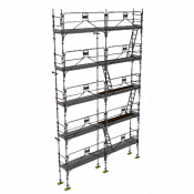 Echafaudage façadier DUO-45 - Lot 77 m2