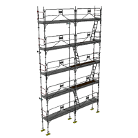 Echafaudage façadier DUO-45 - Lot 77 m2