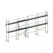 Echafaudage façadier DUO-45 - Lot 78 m2