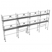 Échafaudage façadier DUO-45+ - Lot 78 m2