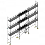 Echafaudage façadier DUO-45 - Lot 80 m2