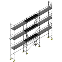 Echafaudage façadier DUO-45 - Lot 80 m2 Echafaudage façadier DUO-45 - Lot 80 m2