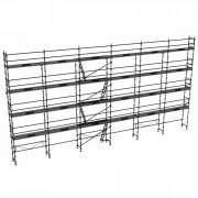 Echafaudage façadier DUO 45 - Lot de 190m2