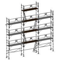 Échafaudage façadier DUO-45+ - Lot pignon 100 m2 Échafaudage façadier DUO-45+ - Lot pignon 100 m2