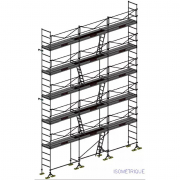 Echafaudage de maçon DCM-49 - Lot de 120 m2