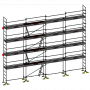 Echafaudage de maçon DCM-49 - Lot de 130 m2
