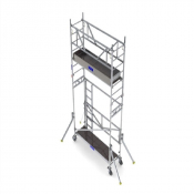 Échafaudage BANCHALU roulant en aluminium de 7,30 à 9,30m