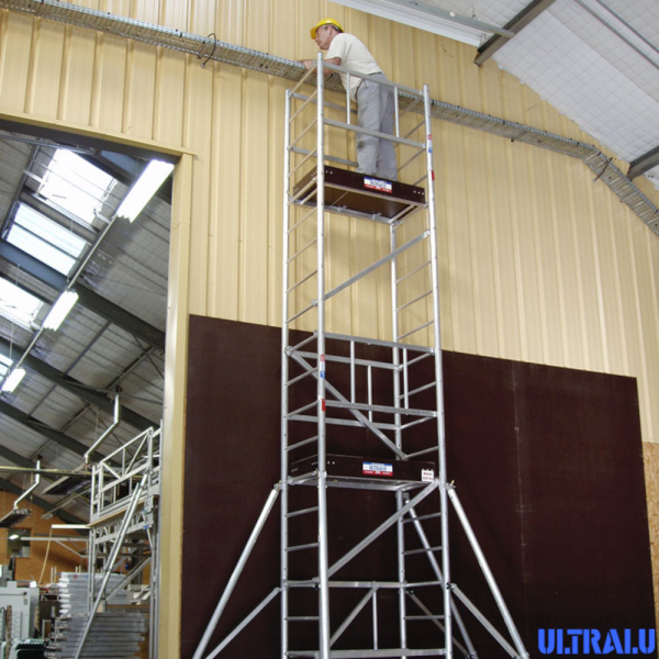Échafaudage en aluminium, hauteur 3,20 mètres, poids 61 kg, GAGSAN turc