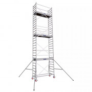 Échafaudage roulant aluminium DOCKER 85 - 2,05 m / Version Lisses