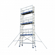 Échafaudage roulant en alu TOTEM 2 BOX 250 de 4 à 9m