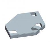 Adaptation console d'angle pour plancher