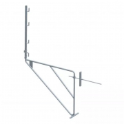 Console de façade acier 1,50 m traversée de mur
