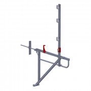Echafaudage de toit OSSMAN® avec accrochage sur traversée de mur