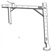 Kit alu crosse réglable