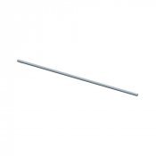 Lisse acier L 1,70m Ø 30mm pour potelets à clavette avec pince