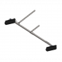 Support pour garde-corps mobile sur rampant