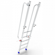 Échelle d'accès camion en aluminium